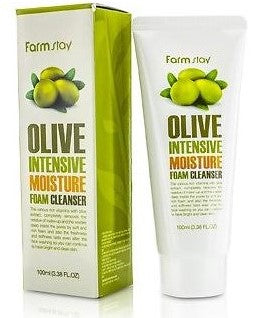 Farm Stay Olive Intensive Moisture Foam Cleanser 100ml - LoveToGlow